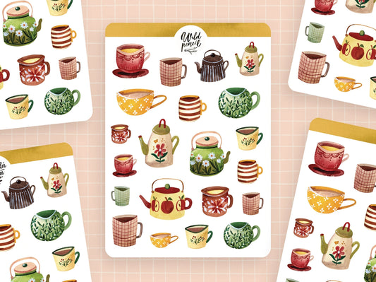 Stickervel Autumn Mugs - Wild Pencil