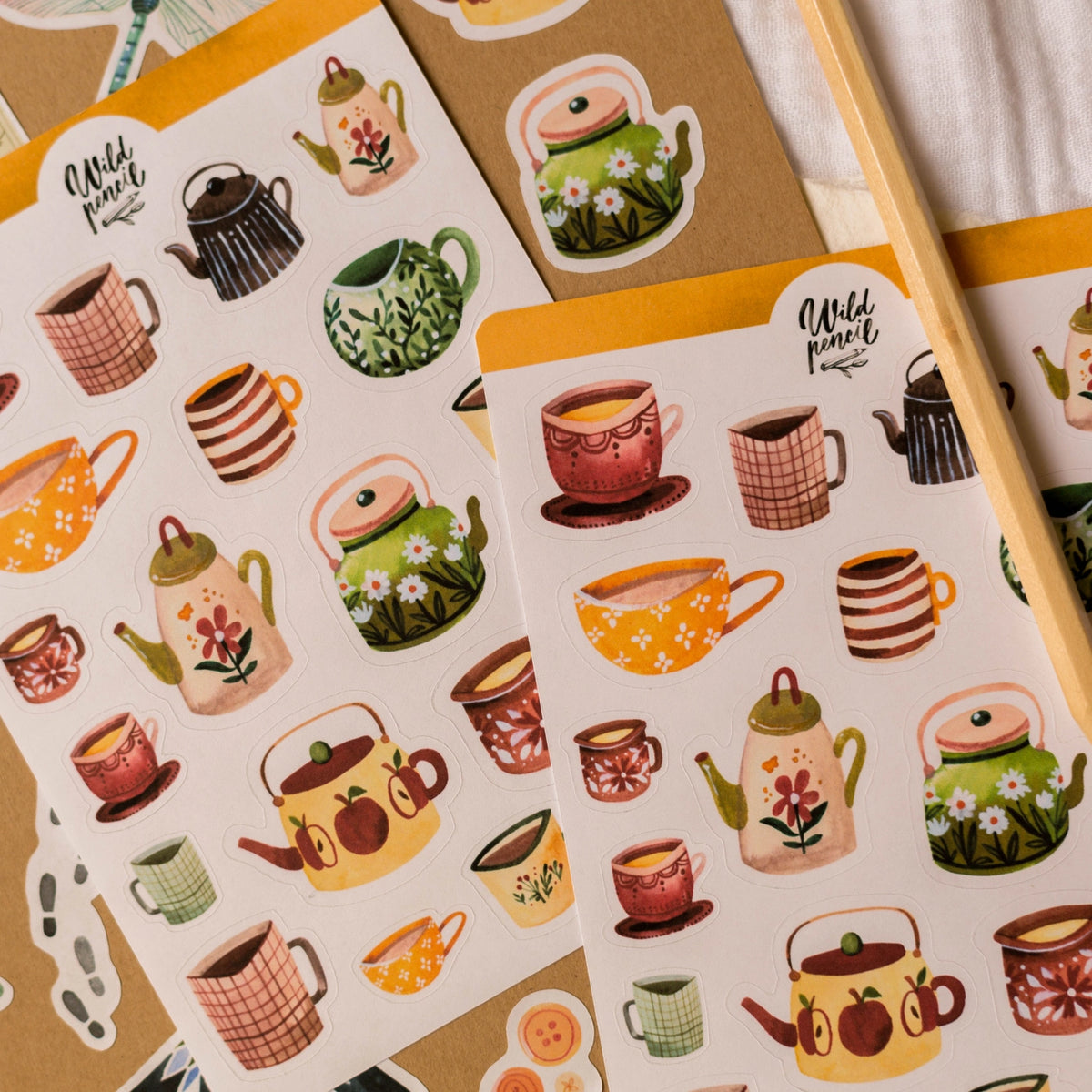 Stickervel Autumn Mugs - Wild Pencil
