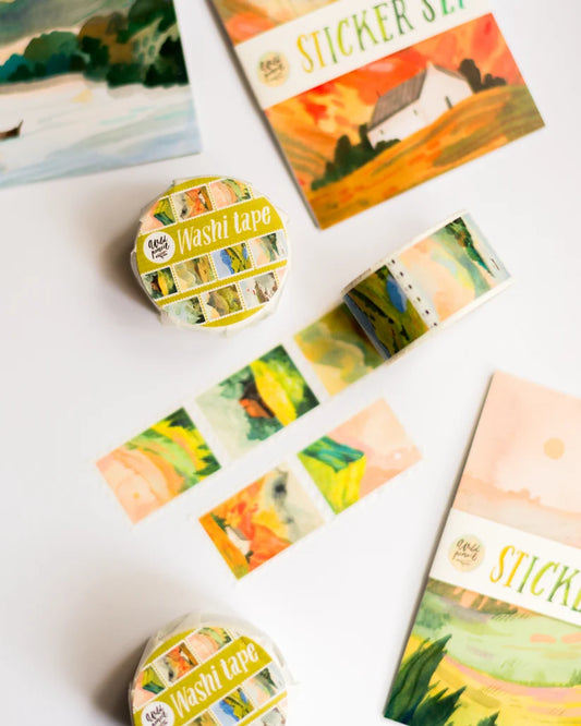 Washi tape Landscapes - Wild Pencil