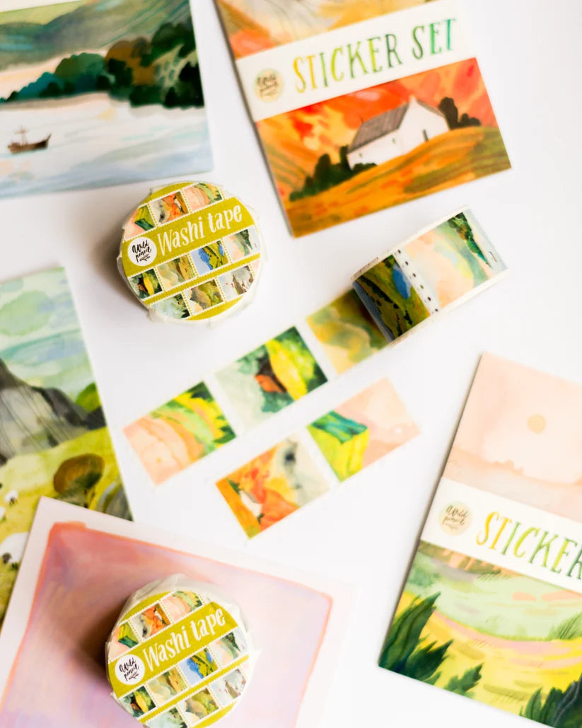 Washi tape Landscapes - Wild Pencil