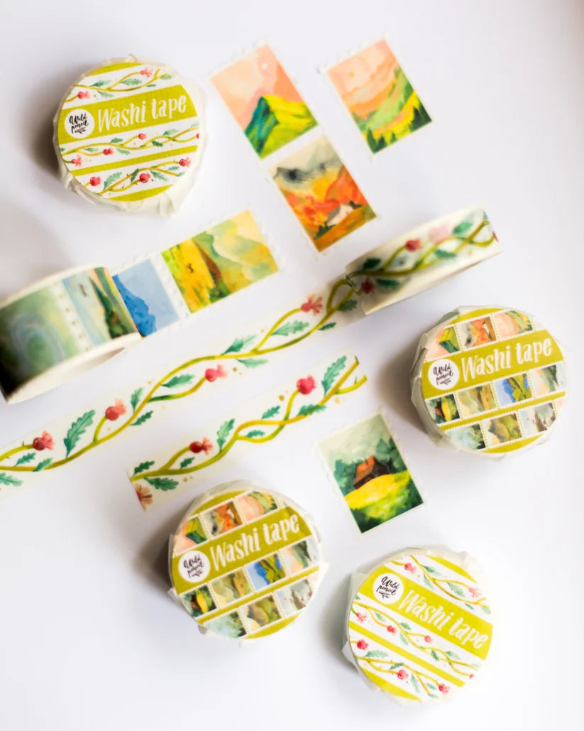 Washi tape Landscapes - Wild Pencil