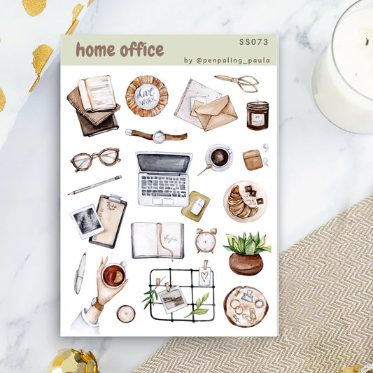 Stickervel Home Office - Penpaling Paula