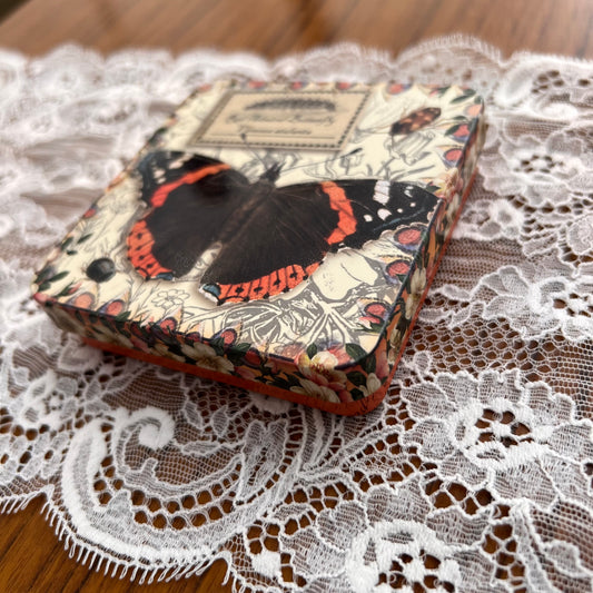 Cadeaublikje Vintage Vlinders Red Admiral