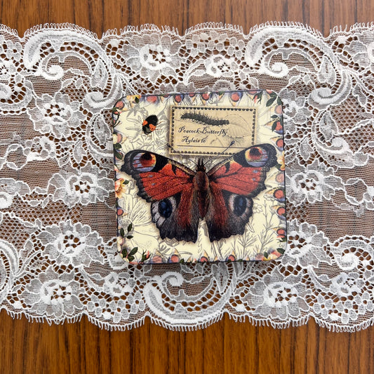Cadeaublikje Vintage Vlinders Peacock