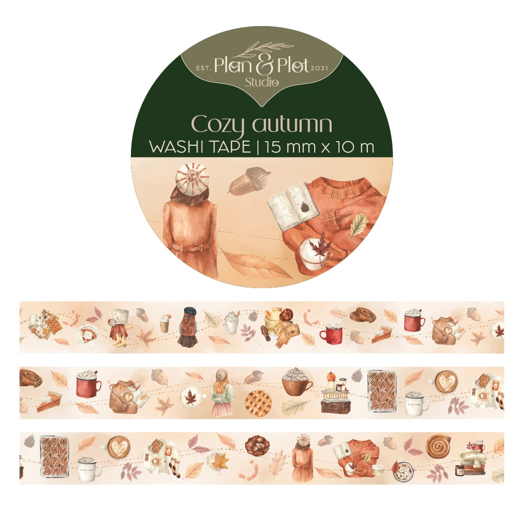 Washi tape Cozy Autumn - Plan & Plot Studio