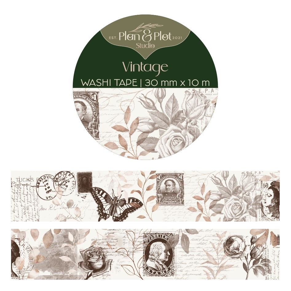 Washi tape Vintage - Plan & Plot Studio