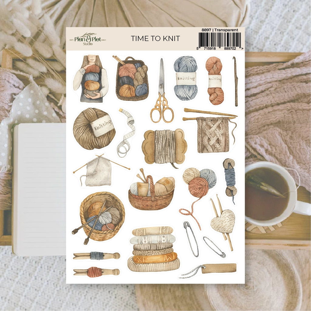 Stickervel Time to Knit - Plan & Plot Studio