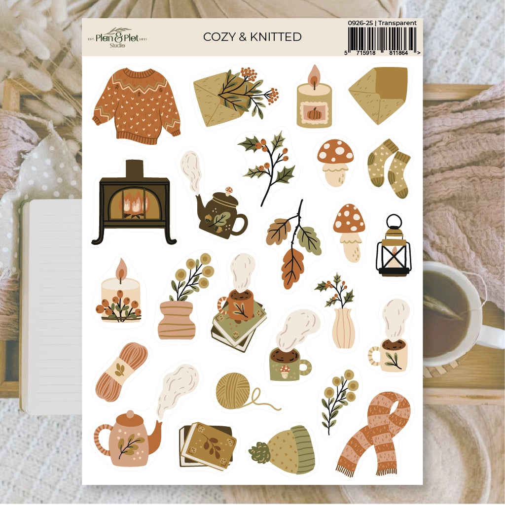 Stickervel Cozy & Knitted - Plan & Plot Studio