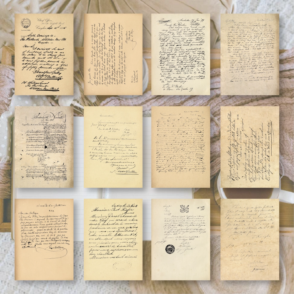 Ephemera papier Letters - Plan & Plot Studio