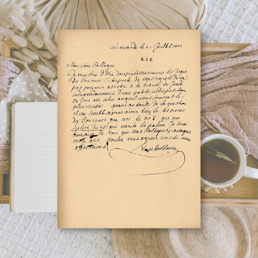 Ephemera papier Letters - Plan & Plot Studio