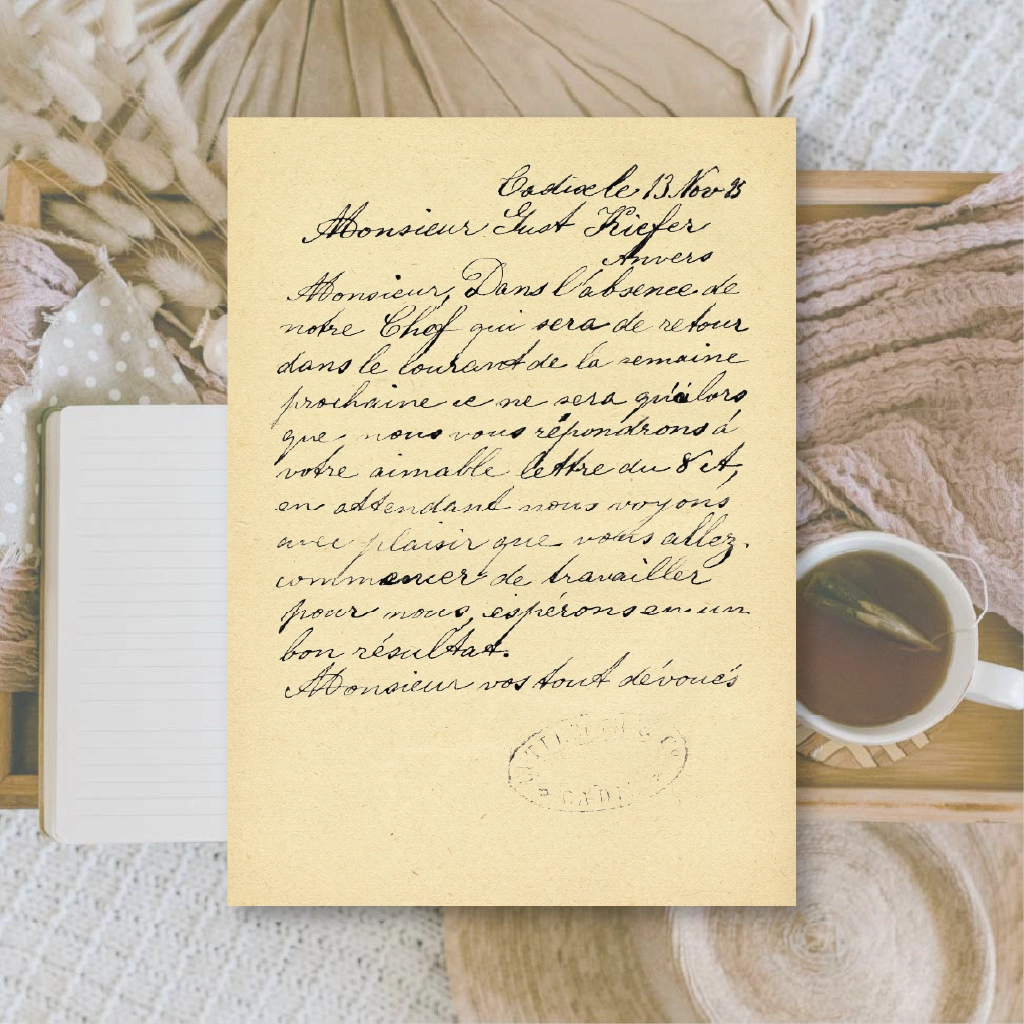 Ephemera papier Letters - Plan & Plot Studio