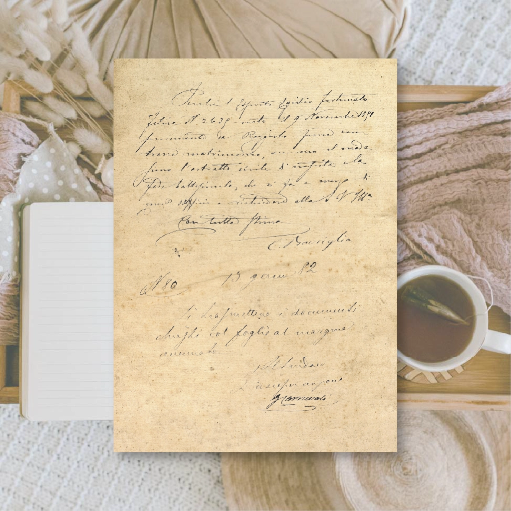 Ephemera papier Letters - Plan & Plot Studio