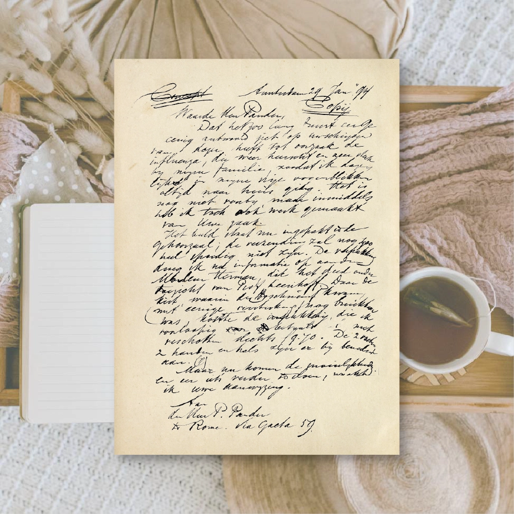 Ephemera papier Letters - Plan & Plot Studio