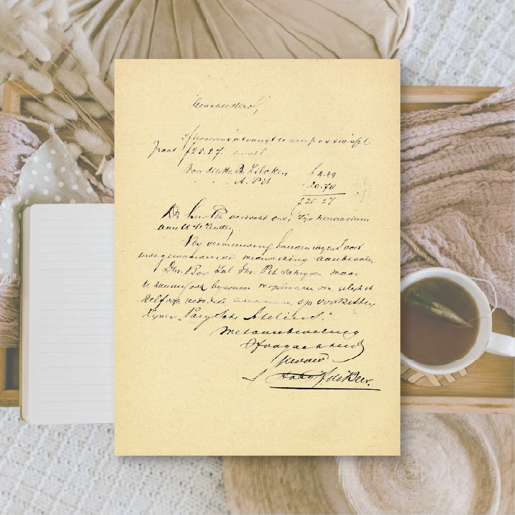 Ephemera papier Letters - Plan & Plot Studio
