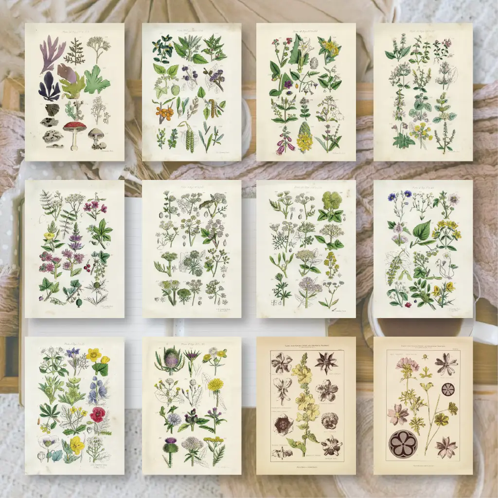Ephemera papier Botanicals II - Plan & Plot Studio