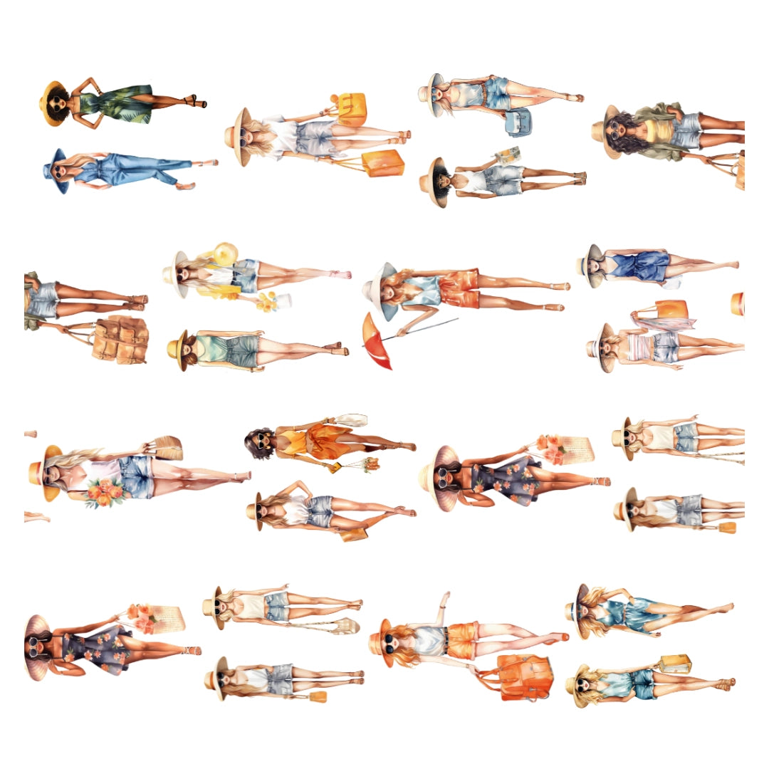 PET tape Summer Fashion 1 meter - Penpaling Paula