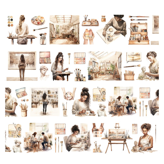 PET tape Artistic Spirit 1 meter - Penpaling Paula