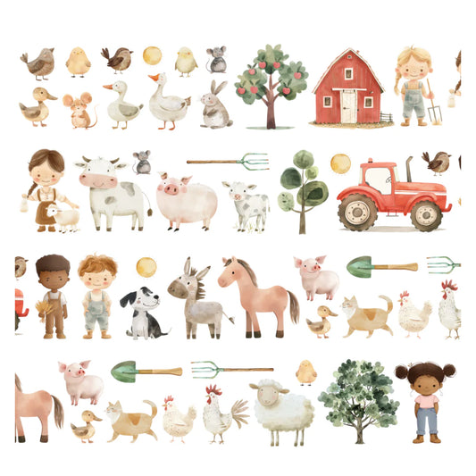 PET tape On the Farm 5 meter - Penpaling Paula