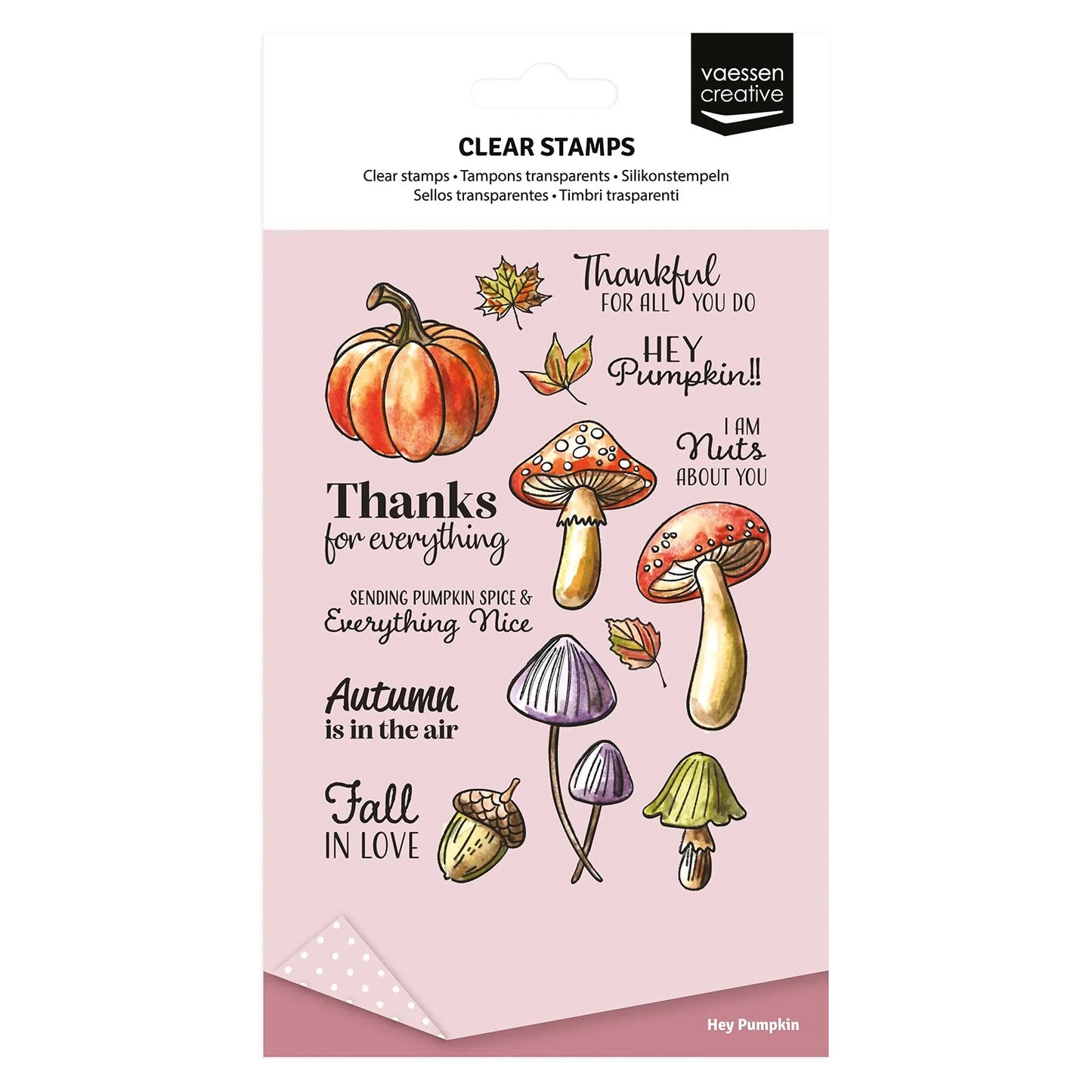Stempelset Hey Pumpkin - Vaessen Creative