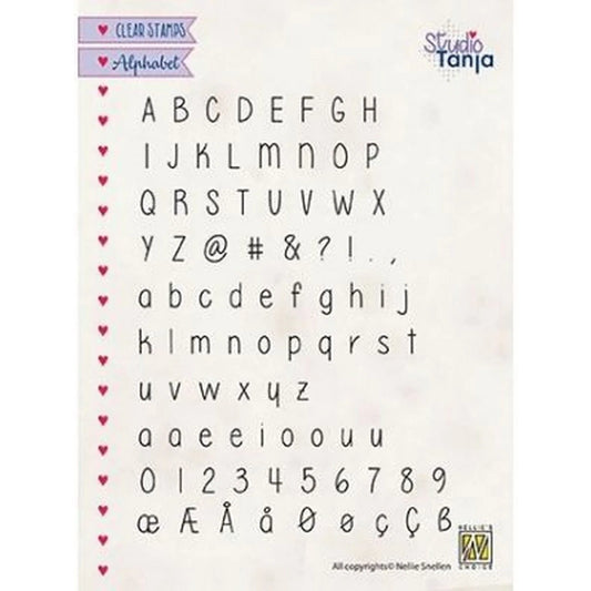 Stempelset Alfabet blokletter- Nellie's Choice