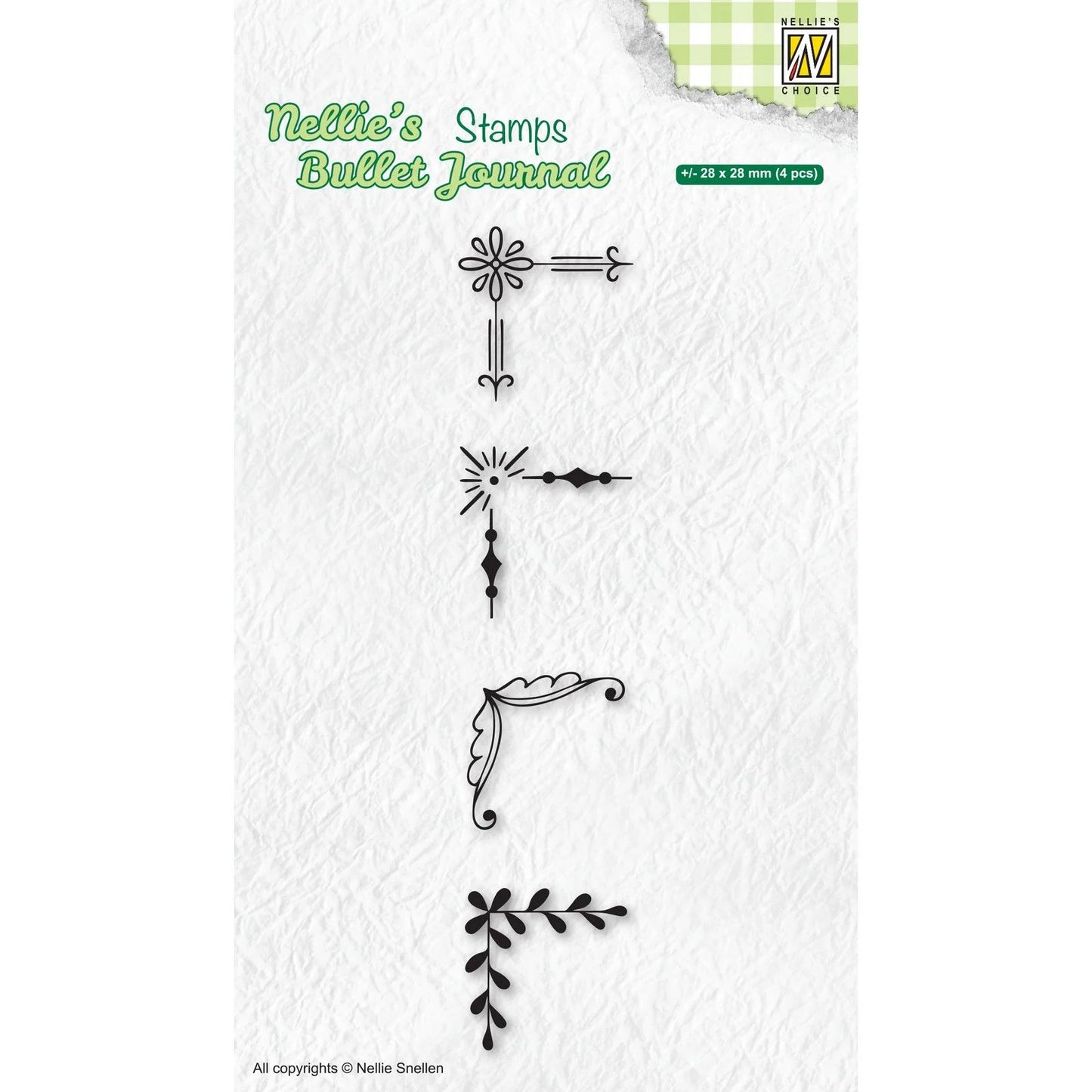 Stempelset hoekjes - Nellie's Choice