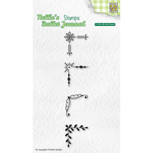 Stempelset hoekjes - Nellie's Choice