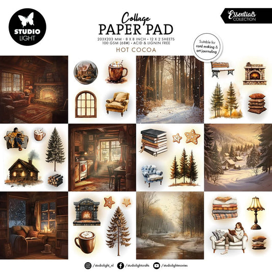 Collage Paper Pad Hot Cocoa - Studio Light