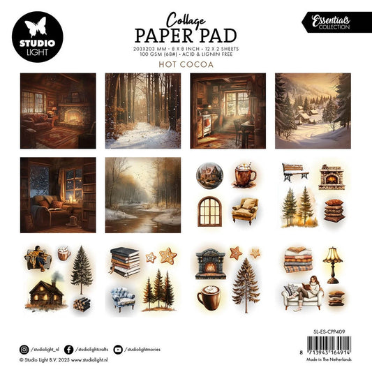 Collage Paper Pad Hot Cocoa - Studio Light