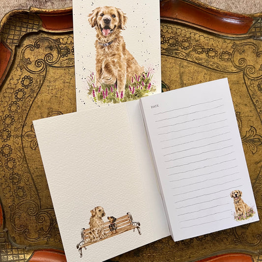 Notepad Hond Golden Moments - Wrendale