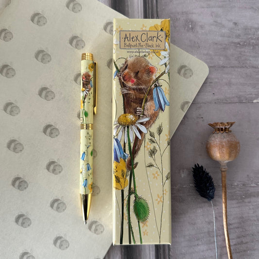 Pen Fieldmouse and Flowers - Alex Clark