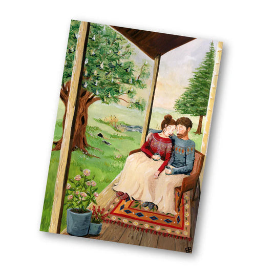 Kaart Vroege ochtend - Esther Bennink