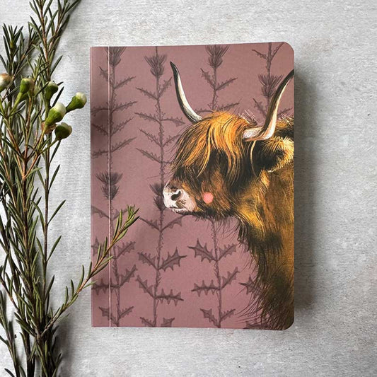 Mini notitieboekje Highland Cow - Alex Clark