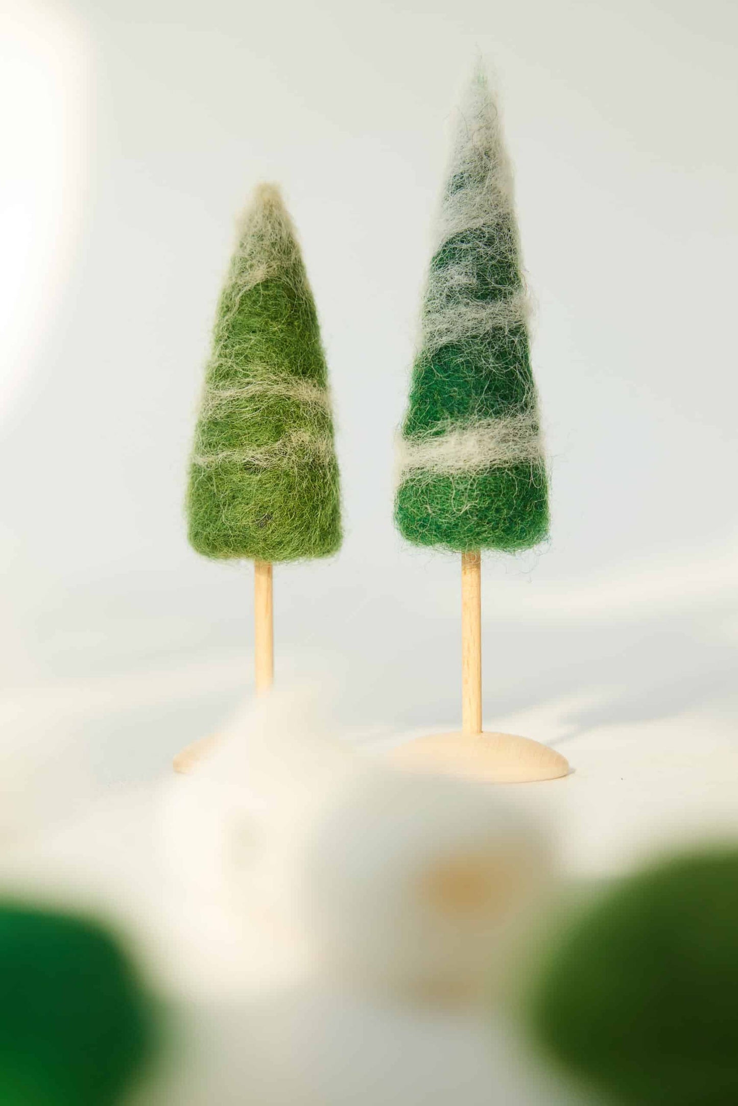 DIY kerstboompjes naaldvilten - Meaningful Crafts