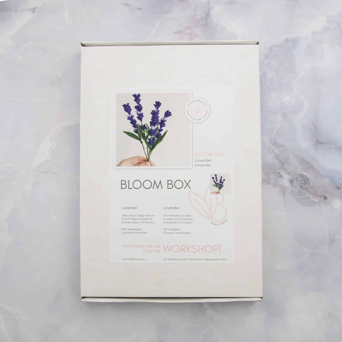 Bloom Box lavendel - De Viltbloemist