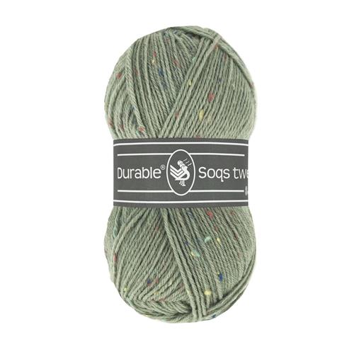 Sokkenwol Tweed 402 Seagrass - Durable Soqs