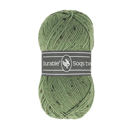 Sokkenwol Tweed 424 Saxon Green - Durable Soqs