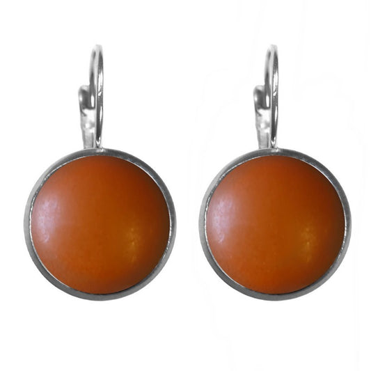 Oorbellen Dots Zilver Silky Pumpkin  - Urban Hippies