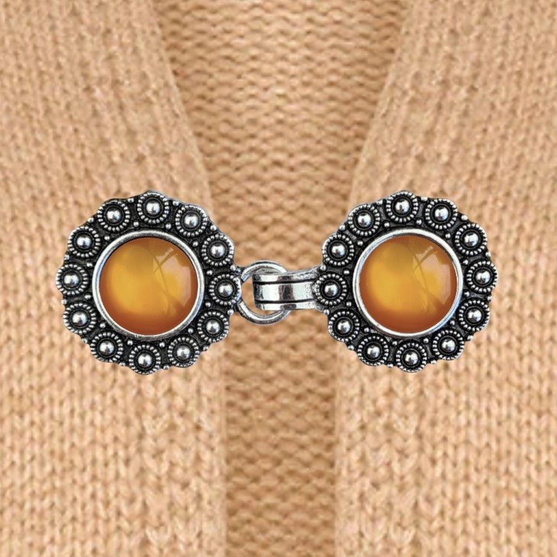 Vest clip Zilver Lemonade Orange - Urban Hippies