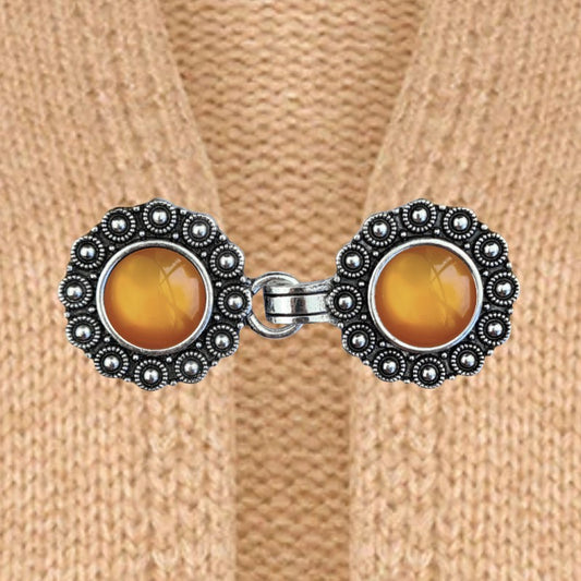 Vest clip Zilver Lemonade Orange - Urban Hippies