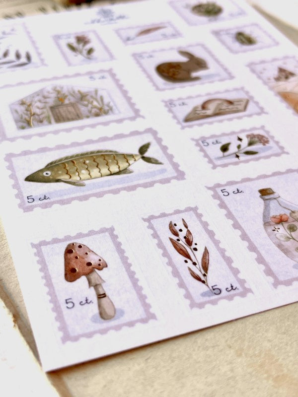 Stickervel Postage Stamps - Nikki Dotti