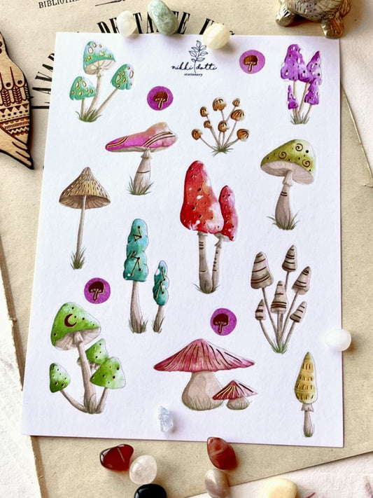 Stickervel Mushrooms - Nikki Dotti