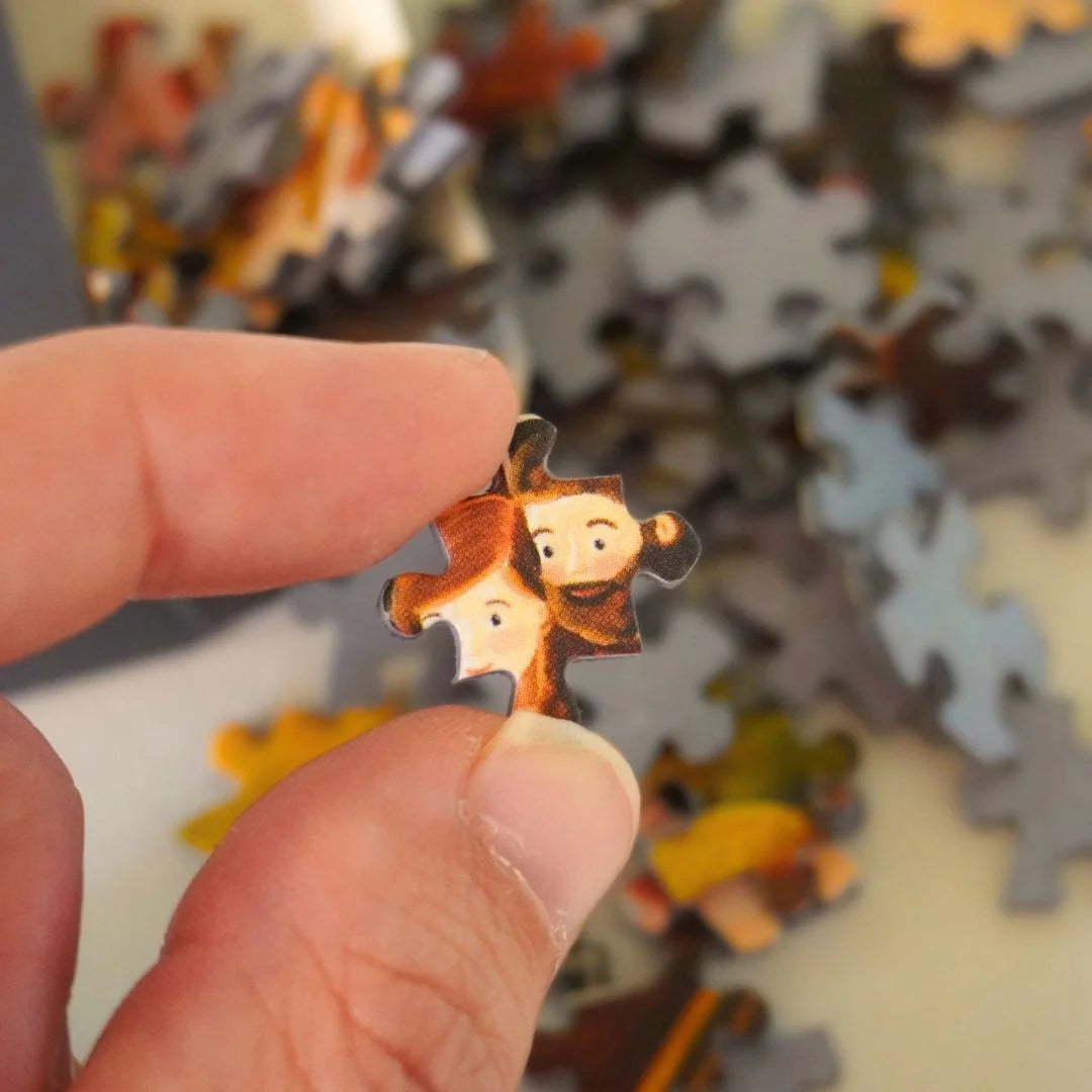 Mini puzzel Autumn Time - Esther Bennink