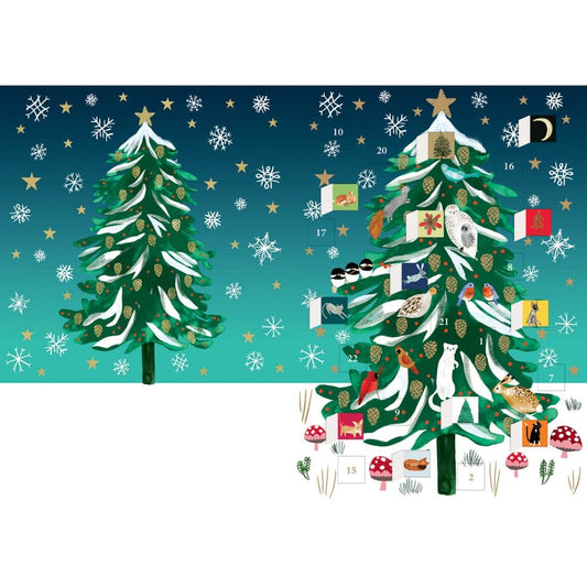 Adventskalender kaart Christmas Conifer - Roger la Borde