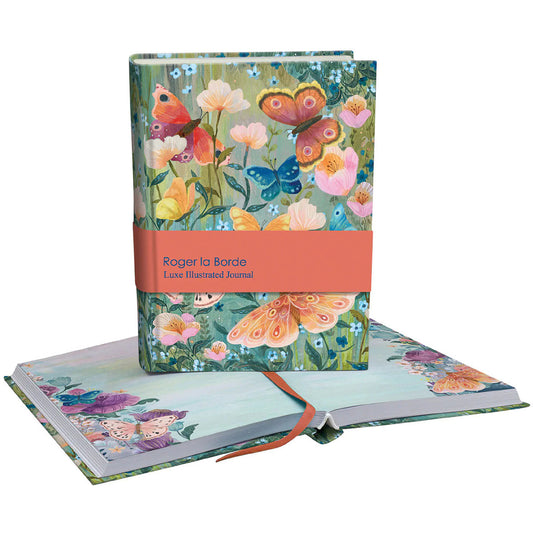 Geïllustreerd notitieboek Dreamland Butterflies - Roger la Borde