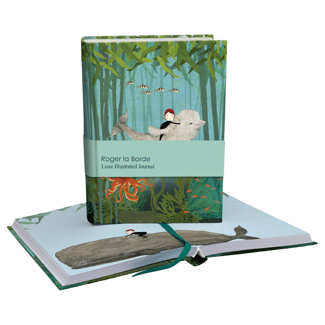 Geïllustreerd notitieboek Whale Song - Roger la Borde